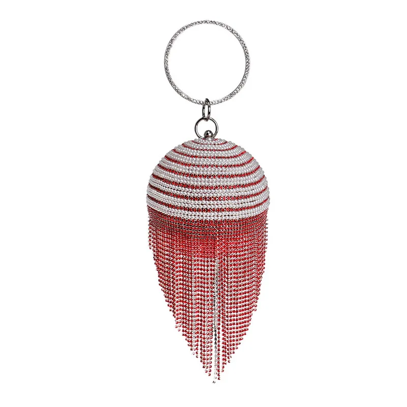 Женские вечерние клатчи с золотым жемчугом и кристаллами сумки-клатчи