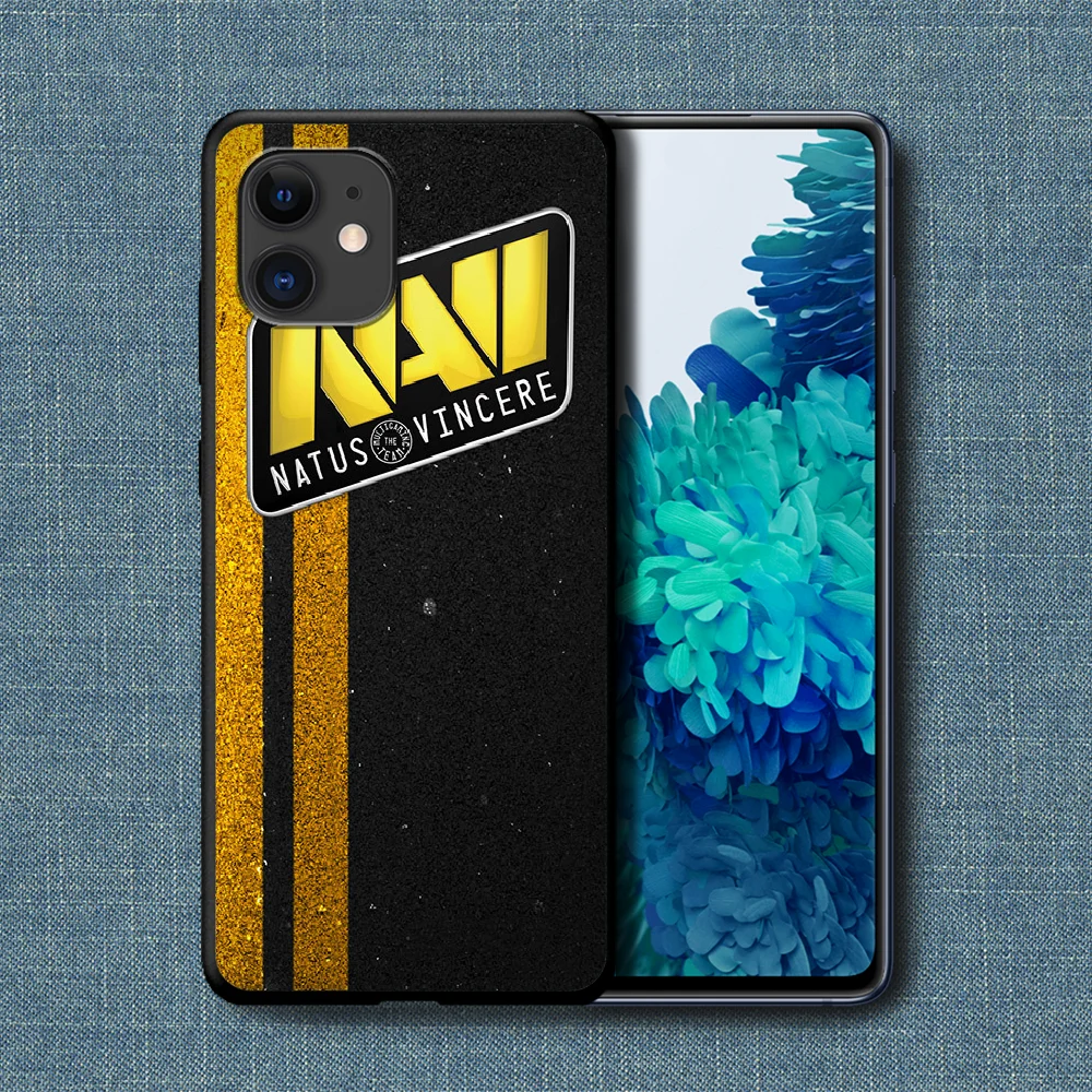 

Navi Natus Vincere Logo Phone Case For iPhone 4 4s 5 5S SE 5C 6 6S 7 8 Plus X XS XR 11 12 Mini Pro Max 2020 black Funda Tpu Etui