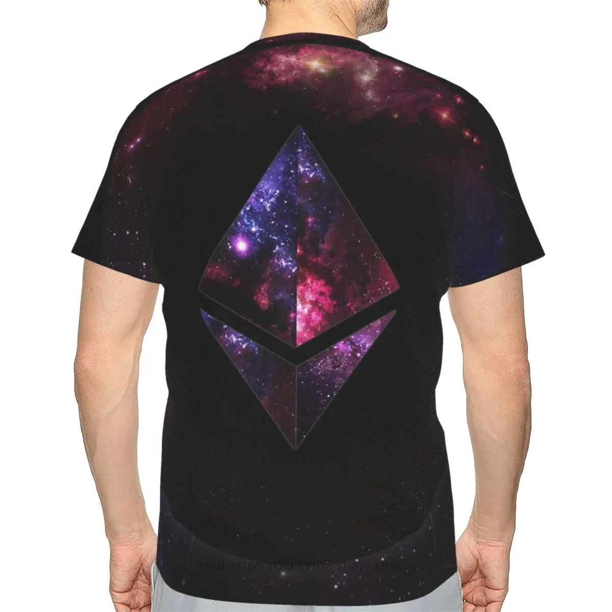 

Cyptocurrency Men T-Shirts Tops 3D Printed Quick DryingStart Sky EOS Fashion TShirts