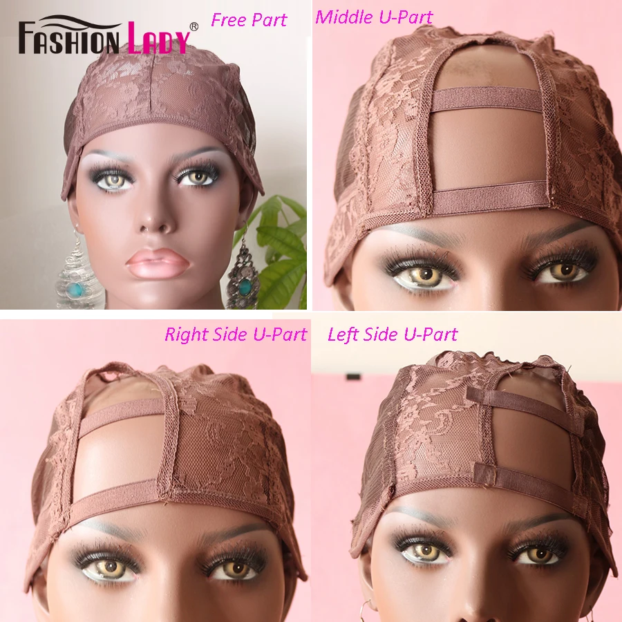 

5 Pieces/Pack Lace Wig Caps For Making Wigs With Adjustable Strap On The Back Weaving Cap Glueless Wig Caps