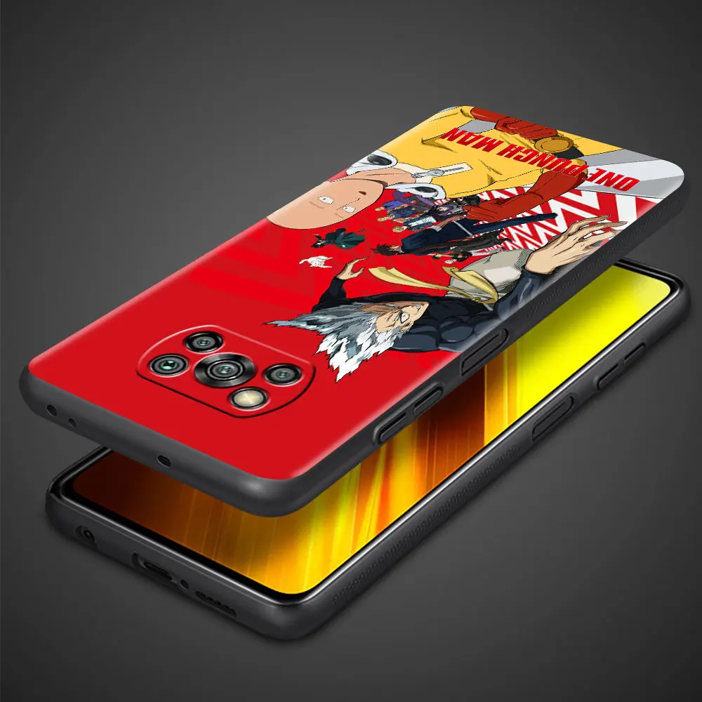 shockproof case for xiaomi mi poco x3 nfc m3 pro f3 gt x2 f1 11t 10t note 10 9t soft silicone phone cover anime one punch man free global shipping