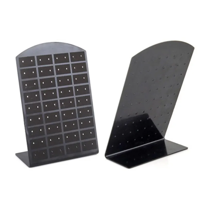 Ear Stud Small Display Stand Fashion Black White Jewelry Tool Showcase Light Convenience Earrings Rack | Украшения и аксессуары