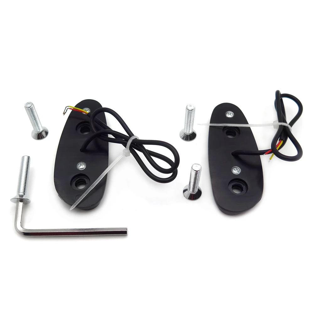 Бесплатная доставка Мотоцикл Запчасти светодиодный сигнал зеркало блокировать