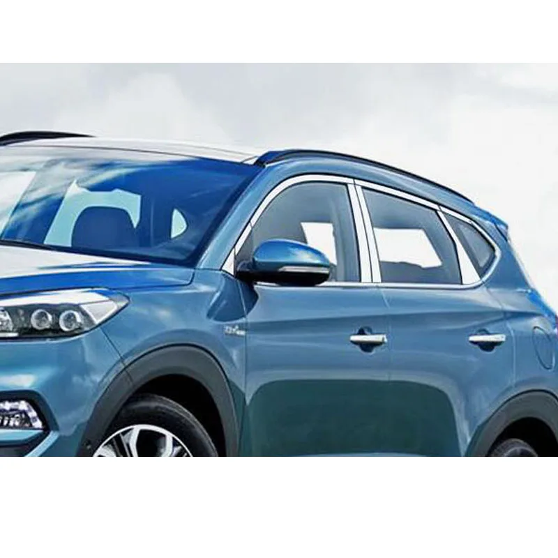 Наклейка для стайлинга автомобиля украшение столба окно средняя полоса отделка