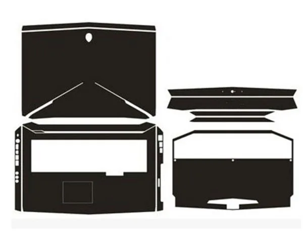Наклейка для ноутбука на кожу из углеродного волокна крышка Portector Alienware 18 ALW18 ANW18
