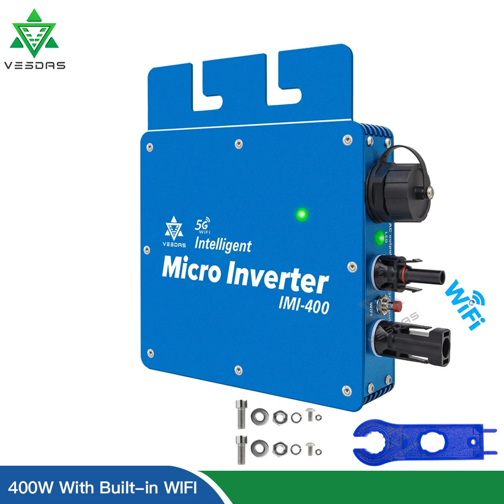 

30V 36V 400W Micro Solar Inverter MPPT Buit-in WIFI On Grid Tie Inversor Microinverter Pure Sine Wave 110V 220V For 300W 350W PV