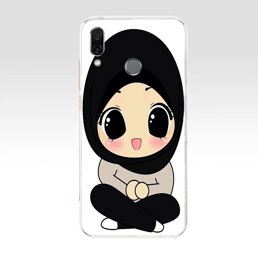 Чехол для телефона из мягкого силикона и ТПУ женщин арабов с глазами лица Niqab 030FG