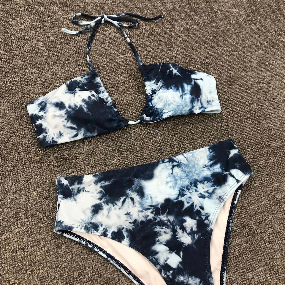 2019 сексуальная одежда для плавания женский купальник Холтер купальный пляжный