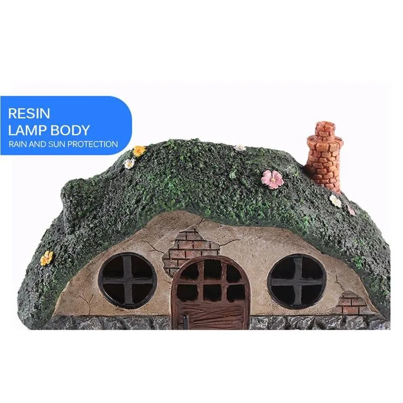 

LED Solar Garden Fairy House Decoration Light Anti-corrosion Decorative Outdoor Powered Lamp Yard Lights Lawn Solar Pathway C0O6