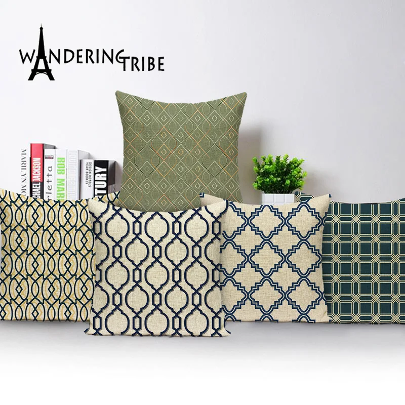 Скандинавские геометрические подушки чехол для дивана скандинавские простой