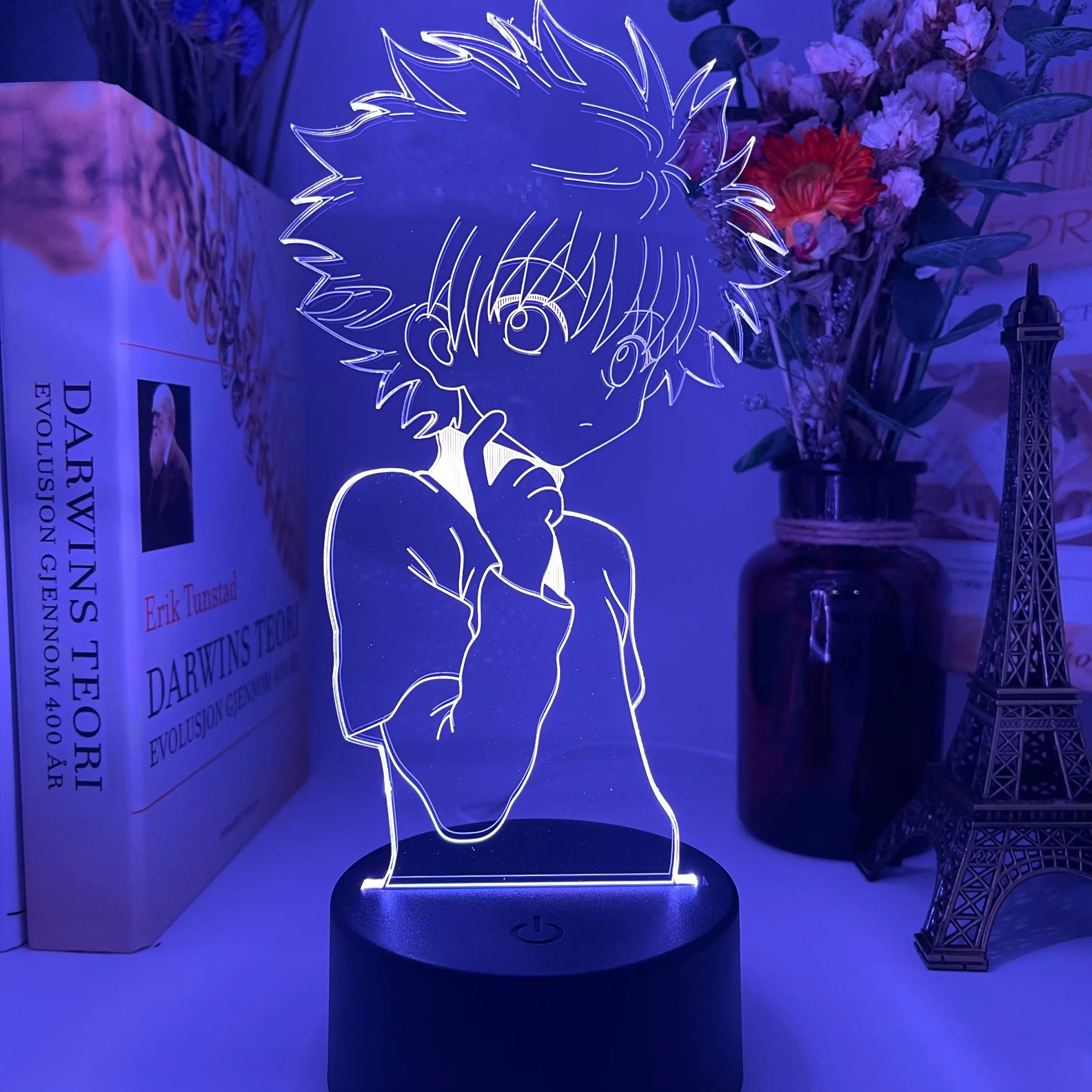 Ночник 3D в стиле аниме Hunter X для детей украшение детской спальни ночсветильник