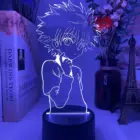 Ночник 3D в стиле аниме Hunter X для детей, украшение для детской спальни, ночсветильник для манги, подарок на день рождения, праздничный ночсветильник для охоты