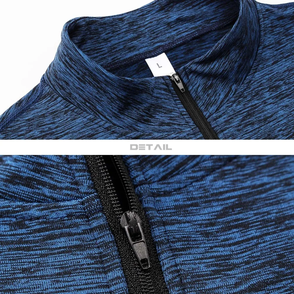 Высокий воротник зима Термальность нижнее белье Для мужчин подштанники Рашгард