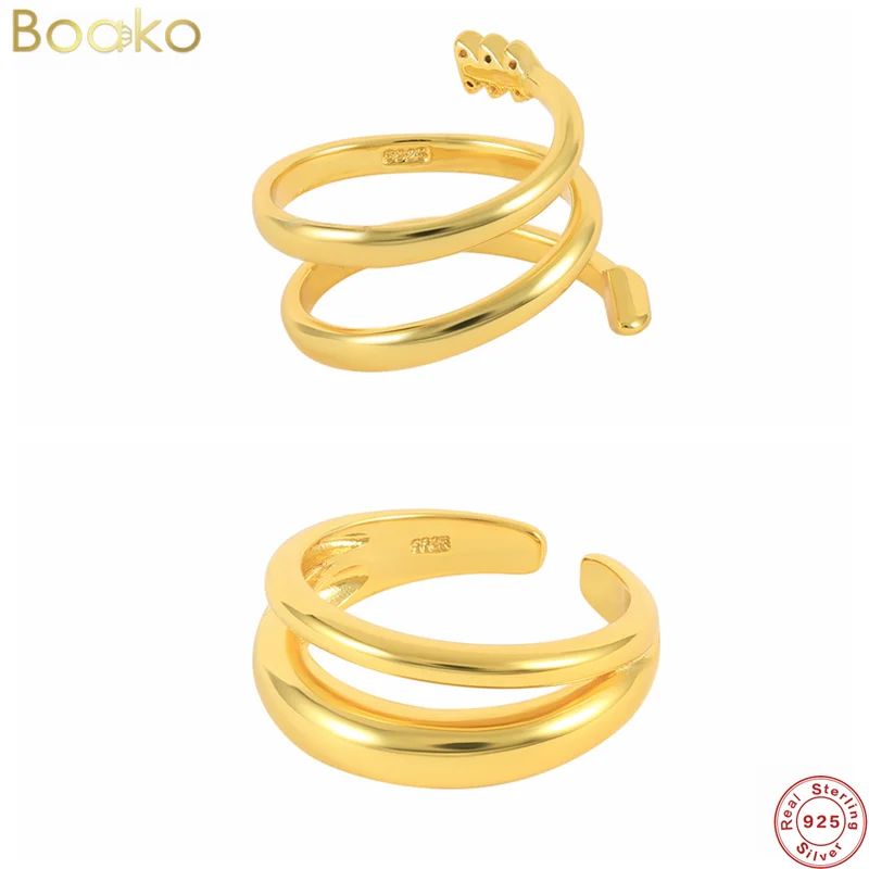 

BAOKO 925 Sterling Silver Creative Cross X-shaped Arrow Adjustable Rings Design Cute Fashion Jewelry Rings for Women Girl Gifts