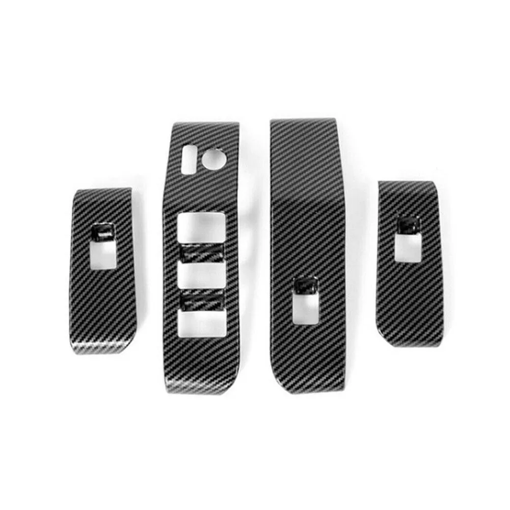 

Left & Right Door Lift Panel Cover 4pcs Set For Toyota Highlander 2021 2022 ABS Car