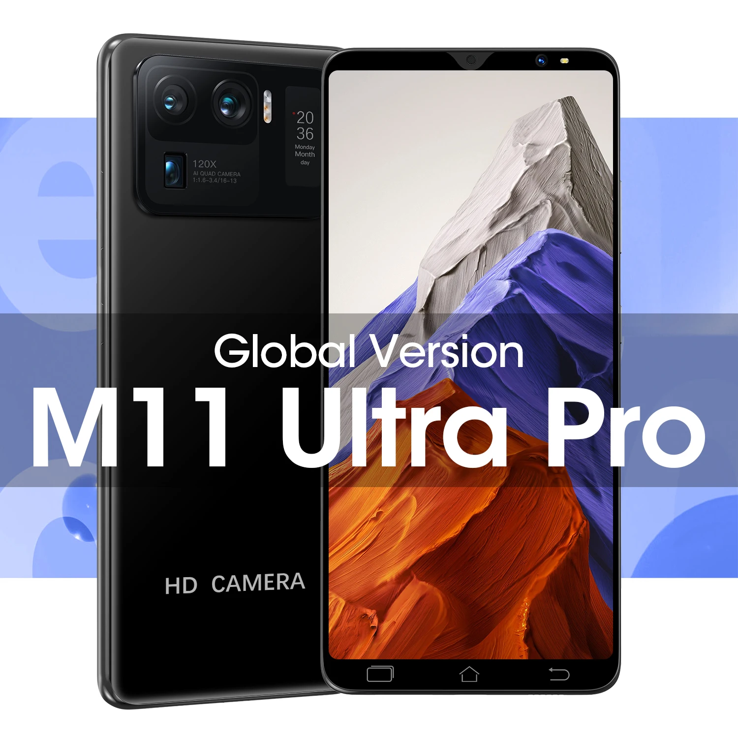 m11 ultra pro cellphone android system 1gb ram 8gb rom smartphone 5 5inch hd screen camera mobile phone free global shipping