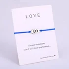 Браслеты унисекс регулируемые для мужчин и женщин, амулетные наручники в форме сердца, ключа, бабочки, бижутерия, подарок, Прямая поставка