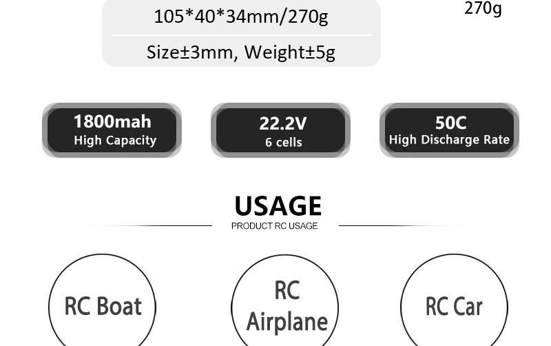 HRB RC батарея 22,2 V 1800mAh 50C 6S Max 100C Lipo батарея AKKU RC Lipo FPV RC Quapcopter Drone Trex 450 550 вертолет