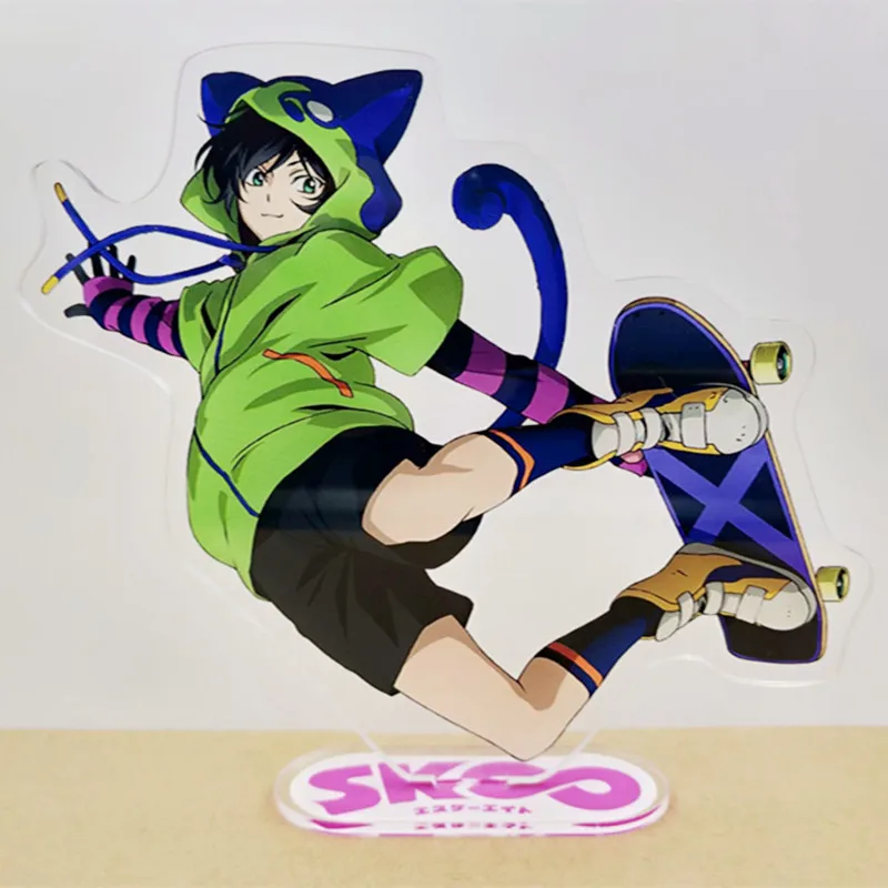 

Anime Figure SK8 the Infinity Acrylic Stand Model Plate Desktop Decor MIYA REKI Langa JOE Cherry Blossom Boy Girl Cosplay Gift