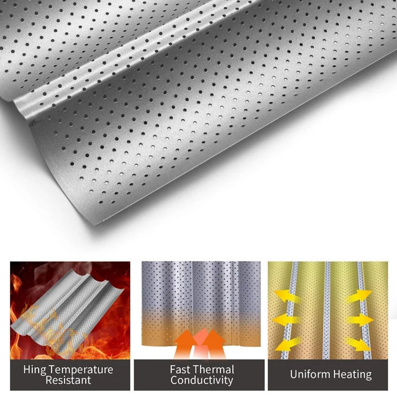 Антипригарная фотобумага для багетов с перфорированной поверхностью 38x24 5 см |