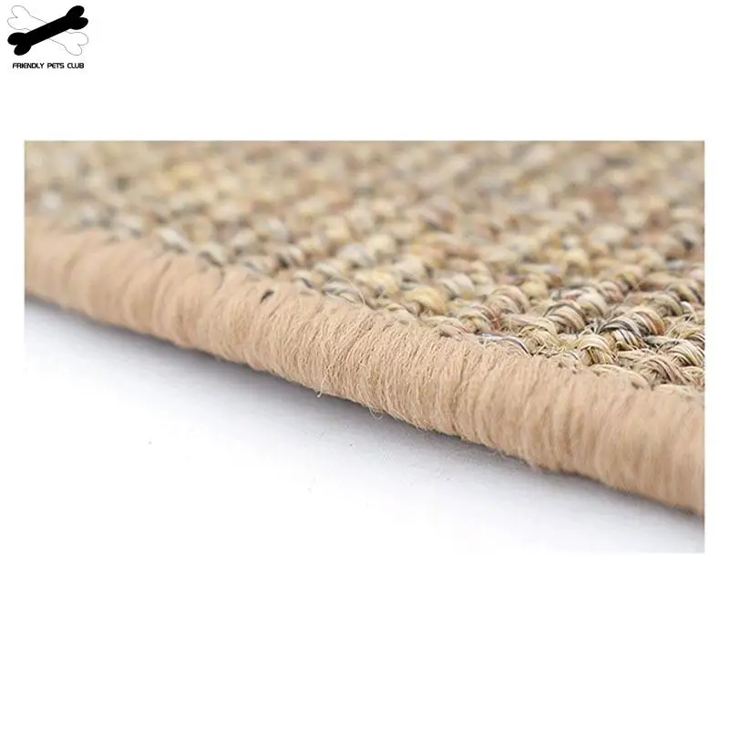 Натуральный сизаль 2 стиля для кошек коврик царапин шов подушка питомца защита