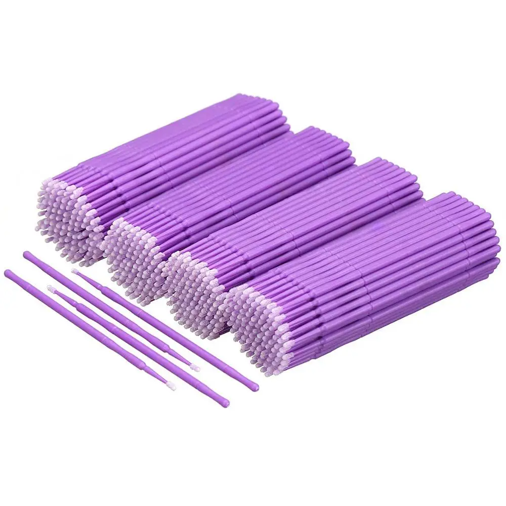 

Чистящие ватные палочки, 300 шт., щеточки одноразовые ватных палочек, татуаж ресниц ватных палочек для удлинения, индивидуальный ватный тампо...