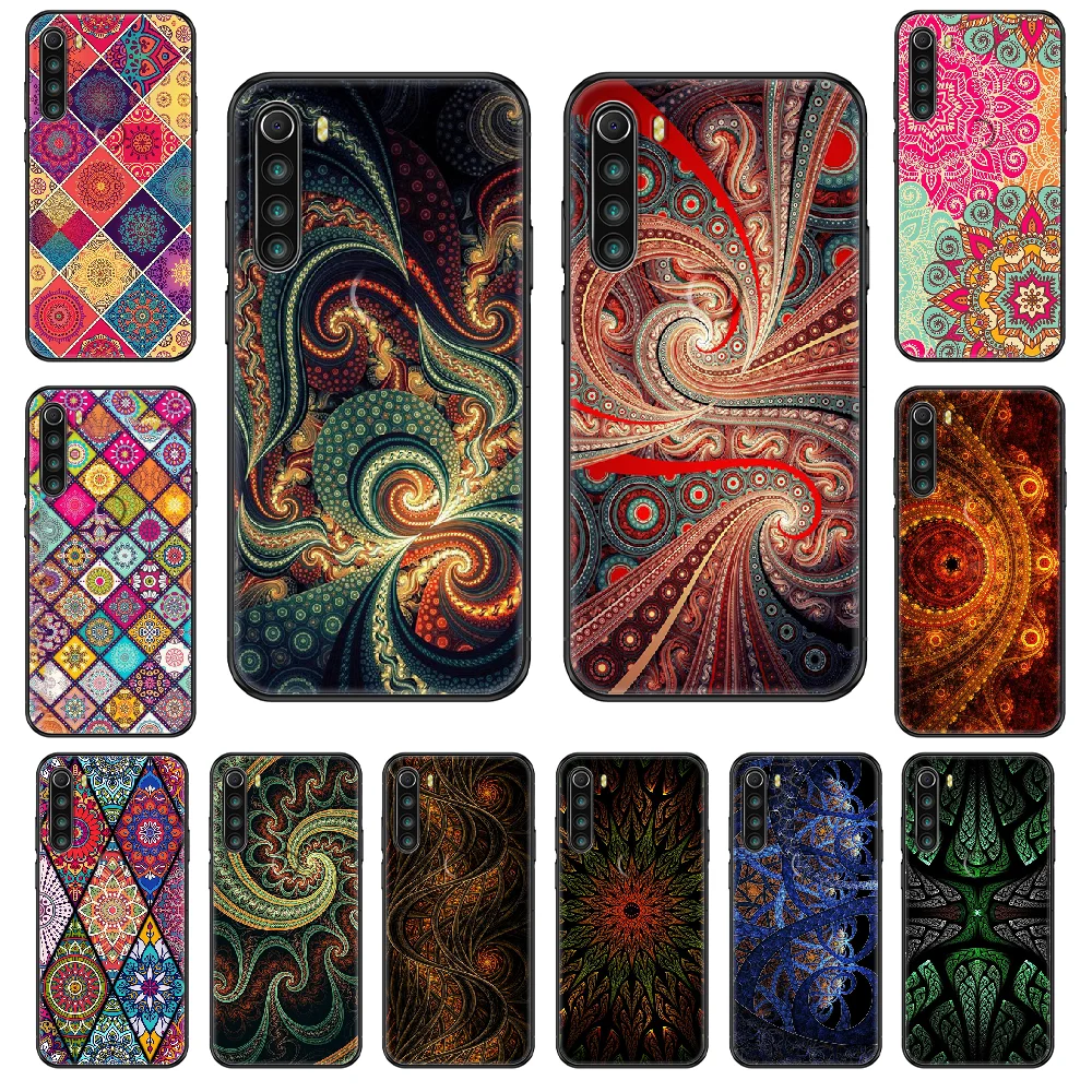 Психоделический Ретро цветок мандалы мексиканский телефонный чехол для Xiaomi Redmi