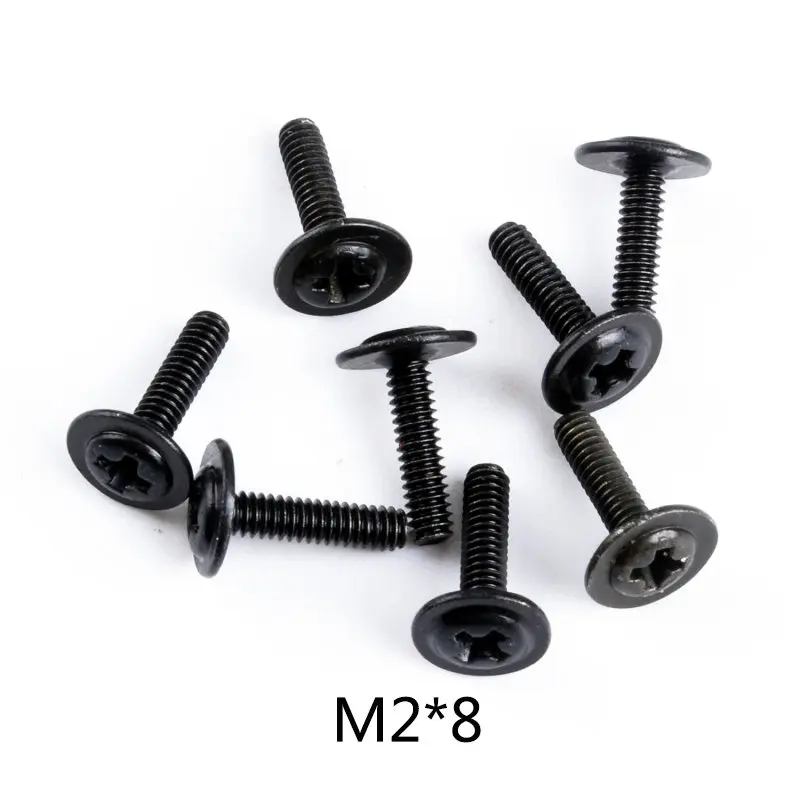 0100 Wltoys 12428 RC автомобиль запасные части саморезы с полукруглой потайной головкой Винты с плоской головкой и крестообразным шлицем половина штифт M2 M2.3 M2.5 M3 M4 винты для RC автомобиль - Цвет: 0100