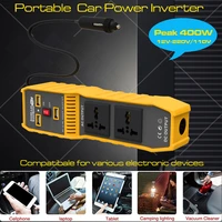 200w car power inverter 12v 220v and ac 220v110v converter auto charger converter adapter usb car styling car charger