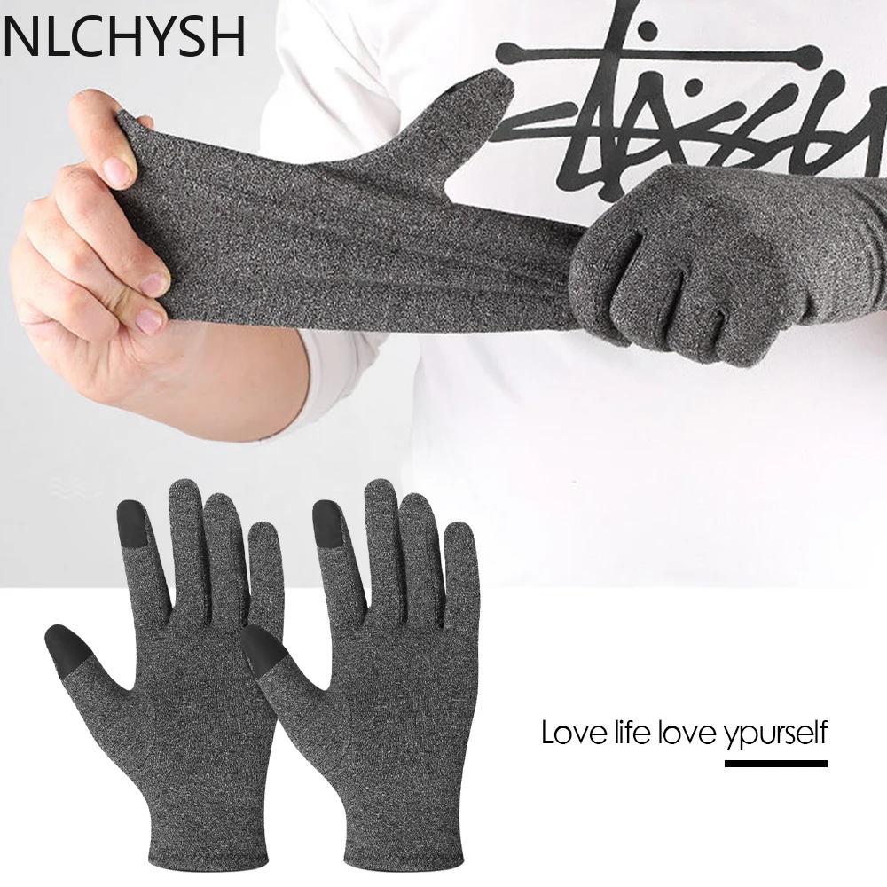 

1Pc arthritis gloves woman Rheumatoid Magnetic Compression Gloves Arthritic Joint Pain Relief Hand Gloves Therapy Fingers Glove