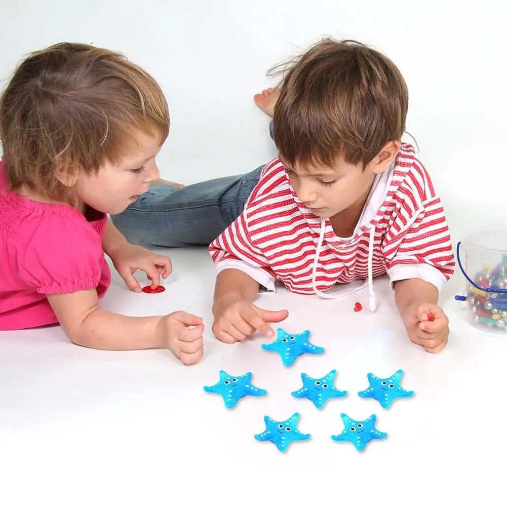 Детская плавающая игрушка для ванны нейтральная синяя Морская звезда душ игры
