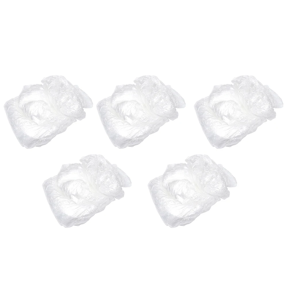 

5pcs Disposable Thickened Transparent Car Covers Windproof Waterproof Rainproof Snowproof Scratch Dustproof Car Plastic Jersey