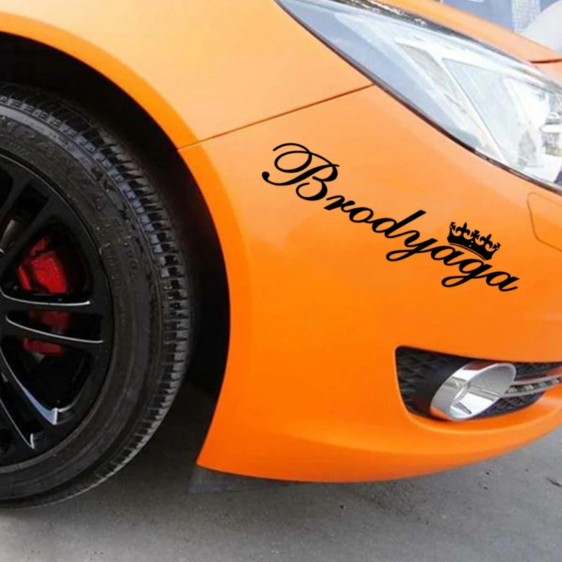 

15cmx7cm Creative crown letters Vinyl Car stickers Decals Motorcycle Accessories Car-Window Decorative Goods PVC