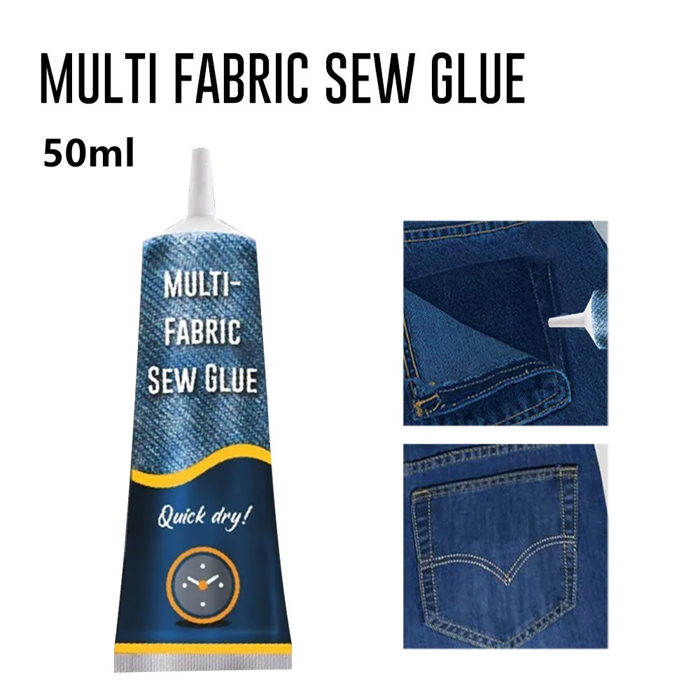 

Universal Sewing Repair Glue Instant Fabric Leather Fast Drying Glue Fast Drying Glue Secure Stitch Liquid Sewing Supplies