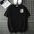 Футболка МужскаяЖенская хлопковая с принтом атака на Титанов