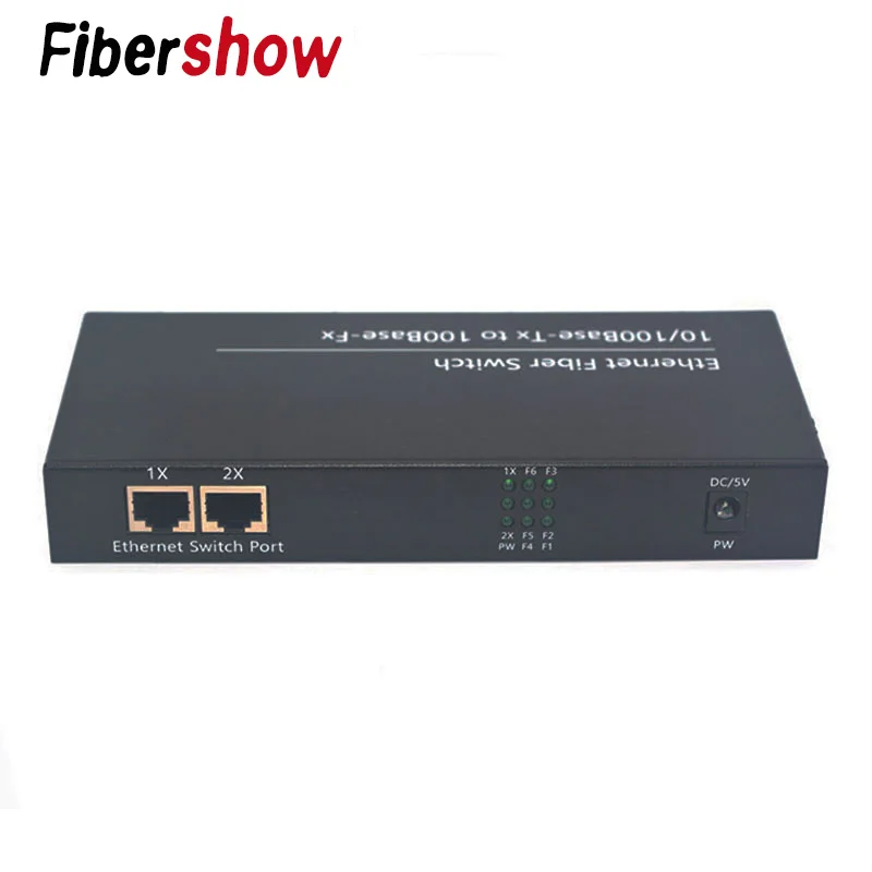 Быстрый Ethernet волоконно-оптический медиаконвертер одномодовый переключатель