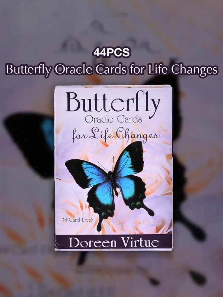 Butterfly Oracle Cards For Life набор из 44-карточной колоды и гида оккультная Divination Book для