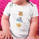 Одежда для новорожденных с Винни-пухом для мф Винни-Пуха и детский комбинезон для маленьких мальчиков с принтом из мультфильмов, одежда для маленьких девочек, Roupas Bebe комбинезон летний комбинезон для сна, комплекты одежды на возраст от 0 до 24 месяцев