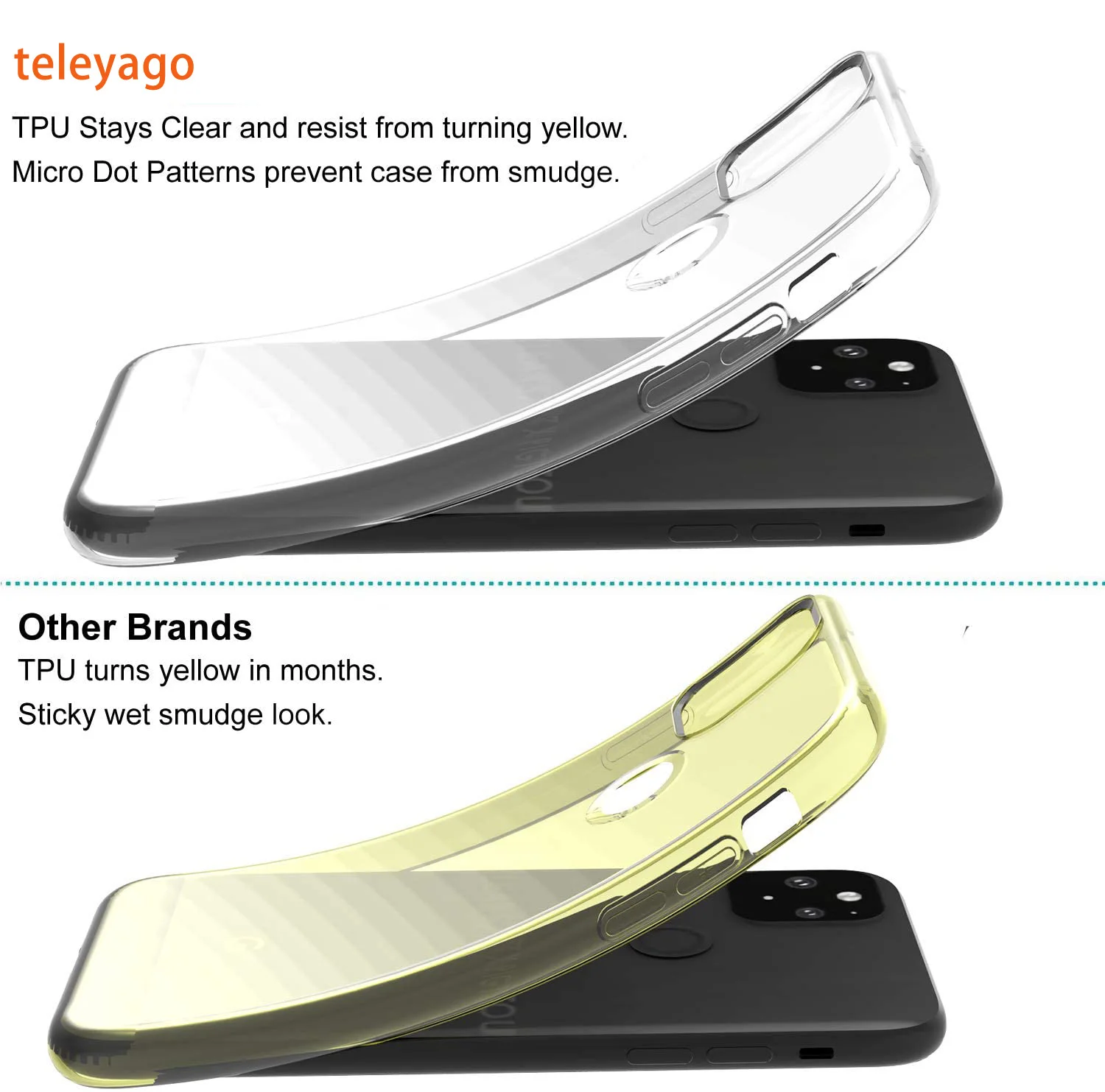 for Google Pixel 7 6 Pro 5 6a 5a 4a 5G 4 3a XL Case Ultra Clear Transparent Soft TPU Silicone gel Phone back Cover Pixel 6