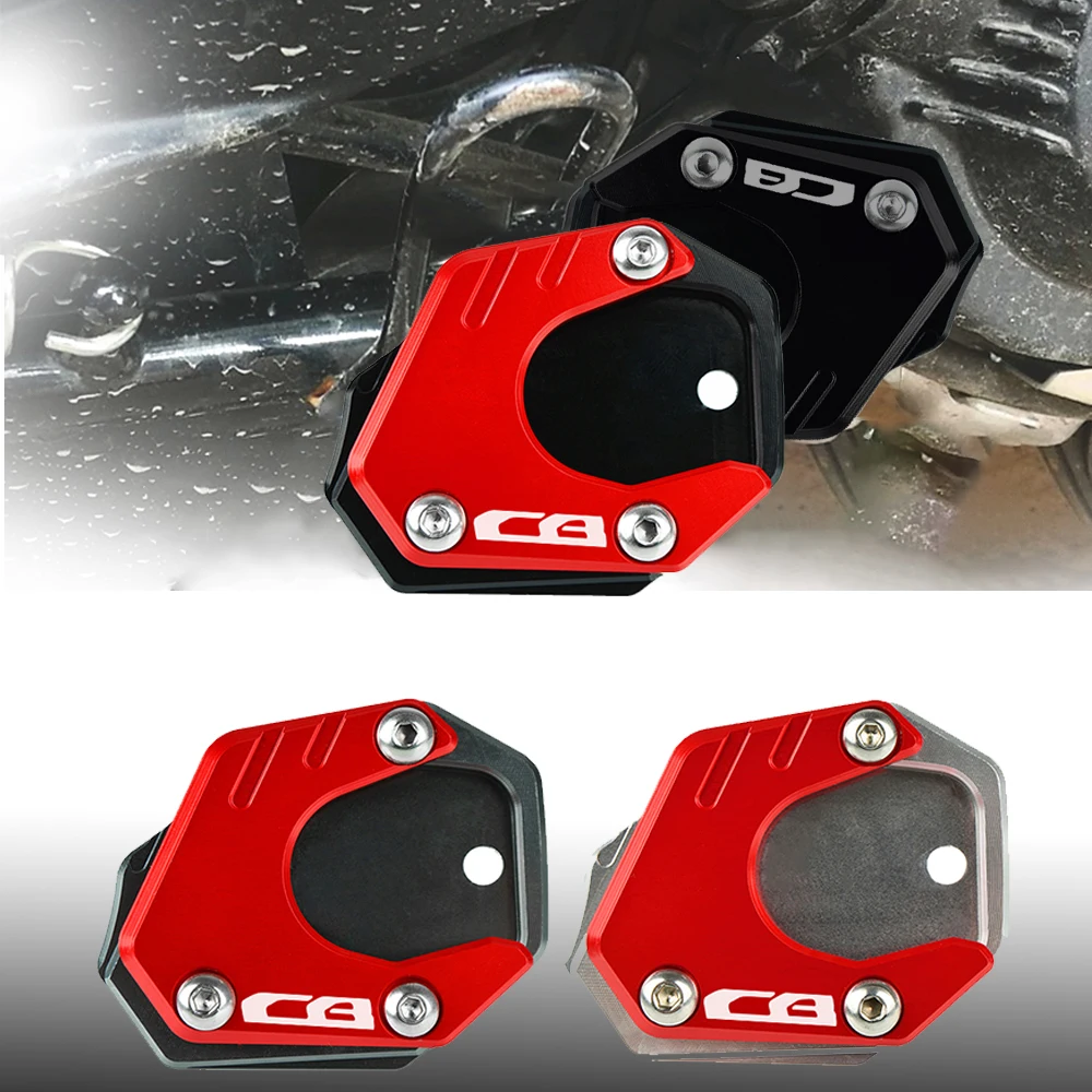 

New Red For HONDA CB 125R 300R 2018-2020 CB400X CB500X CB500F 2013-2020 2019 2014 CB650R CNC Motorcycle Side Stand Enlarge Plate