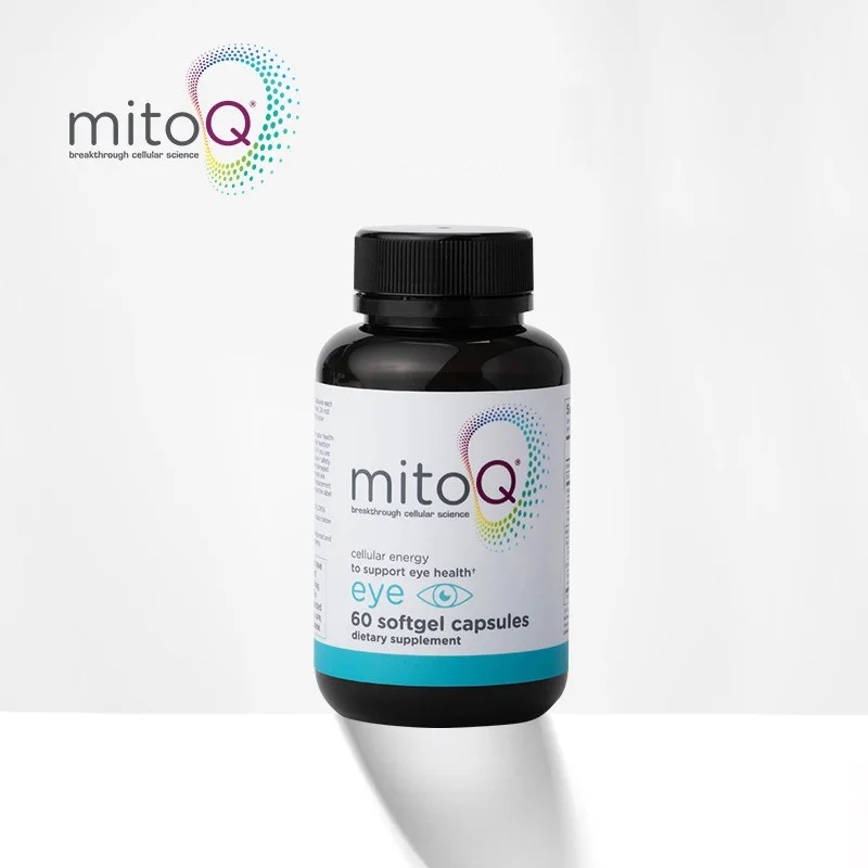 NewZealand MitoQ EYE Health Bilberry Capsules Lutein Zeaxanthin Melanin Normal Night Color Vision Retinal function Blue light