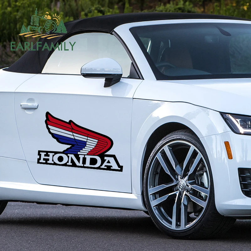 

EARLFAMILY 43 см x 31,4 см автомобильные наклейки для Honda Wings виниловые автомобильные наклейки RV VAN JDM водонепроницаемые солнцезащитные граффити укра...