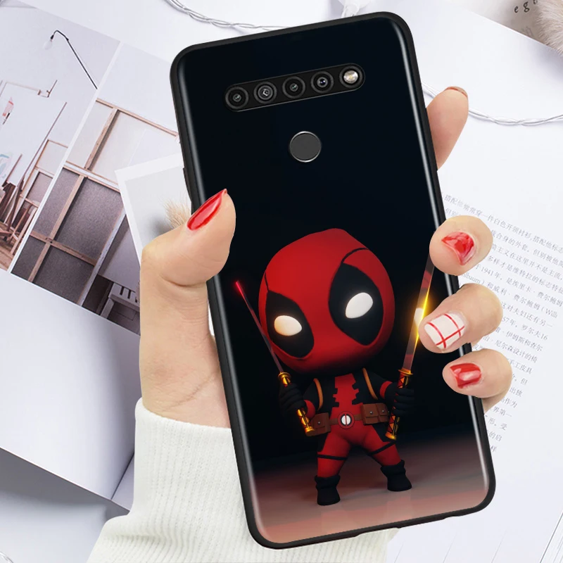 

Cartoon Marvel Deadpool For LG K92 K42 K22 K71 K61 K51S K41S K30 K20 2019 Q60 V60 V50 S V40 V30 G8S G8 X ThinQ Phone Case