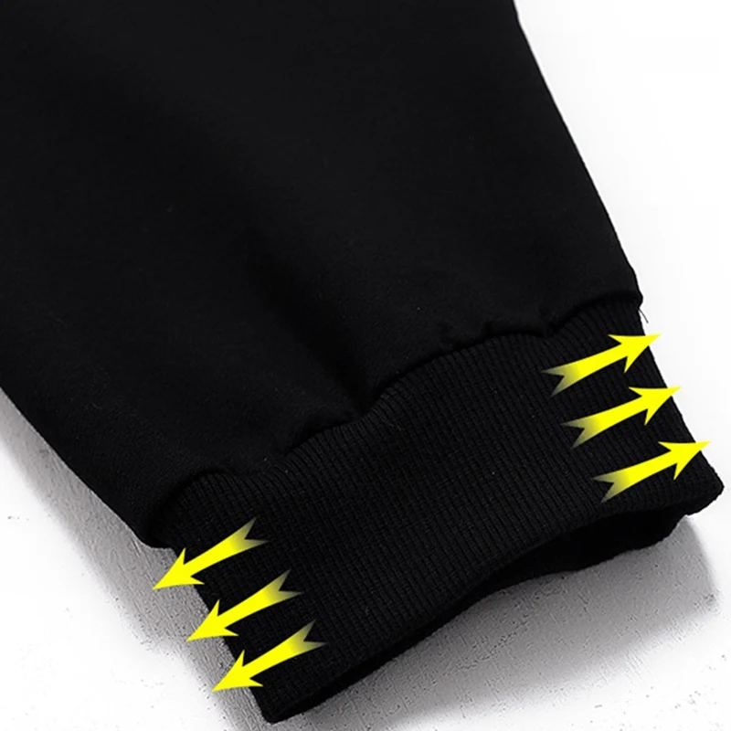 

autumn winter men sports pants letter geometric high streetwear sweatpants large size 6XL 7XL loose pants Stretch cool pants 50