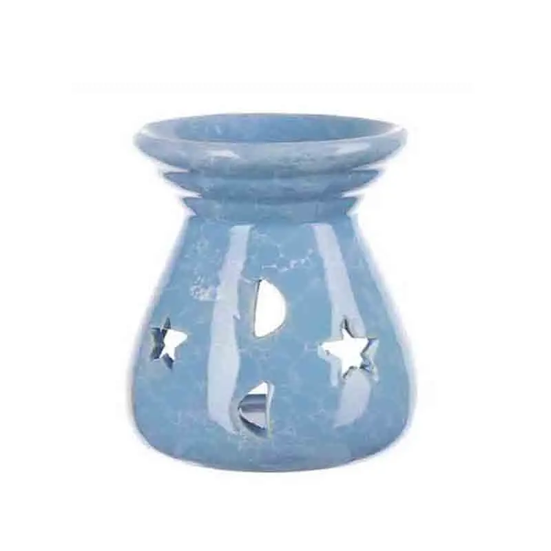 Blue Свечи для ароматерапии, печь для ароматерапии, лампа для ароматерапии, печь для эфирного масла, бытовая романтическая горелка, домашний декор - Цвет: Blue