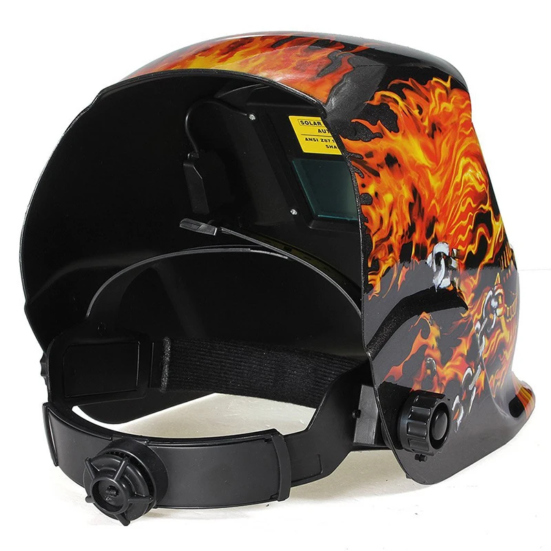 Hot Sale Automatic solar welding helmet mask Flame Skull | Инструменты