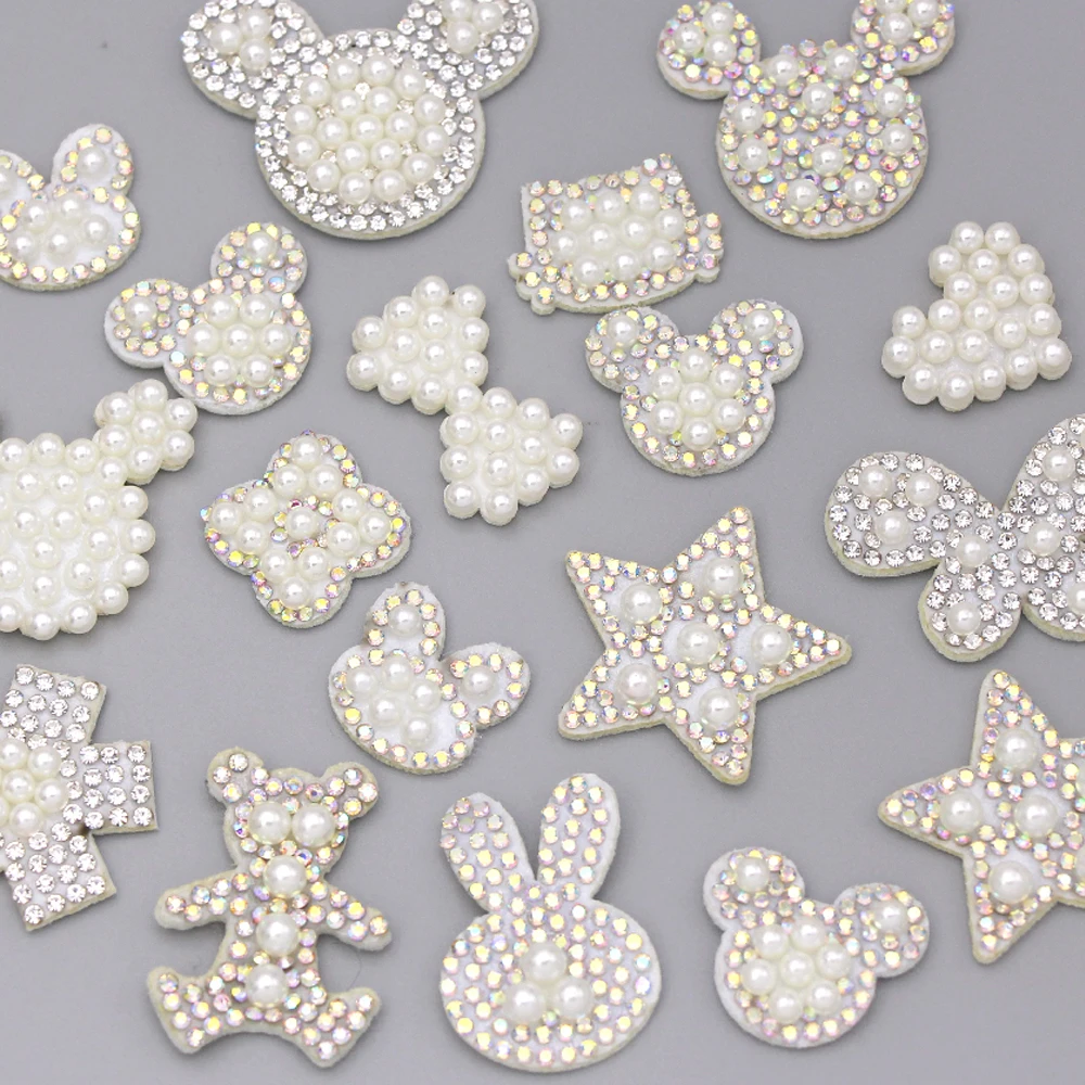 10 шт. нетканые нашивки с жемчугом | Дом и сад