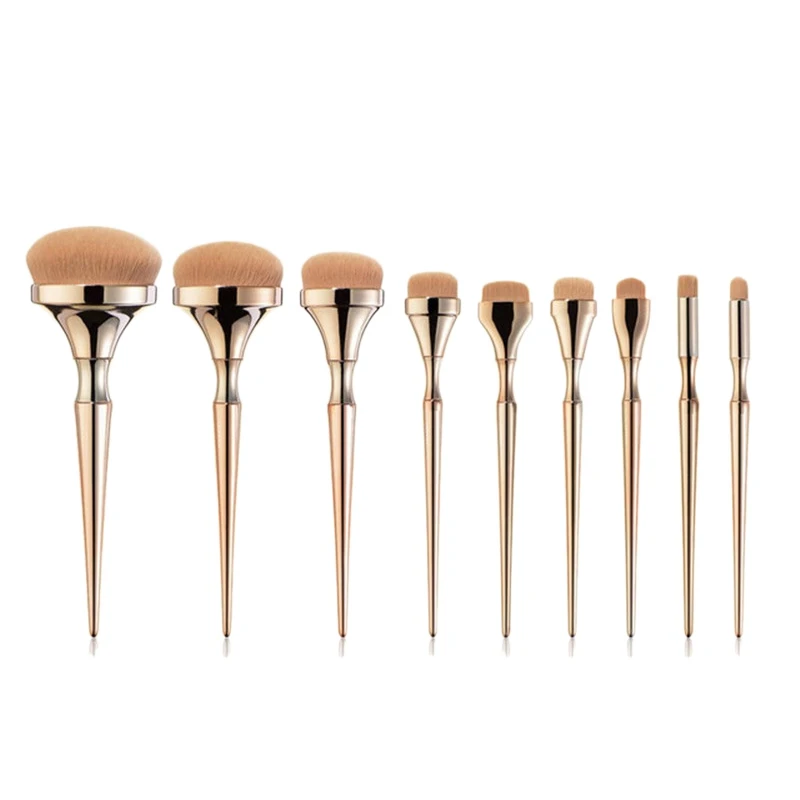 

9Pcs Makeup Brush Set Brush Full Combination Professional High-End Foundation Brush Toothbrush Multifunctional Tool