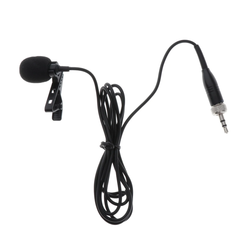 

3.5mm Stereo Wired Microphone with Bee Collar Clip, Foam Windscreen can Effectively Reduce Environmental Noise