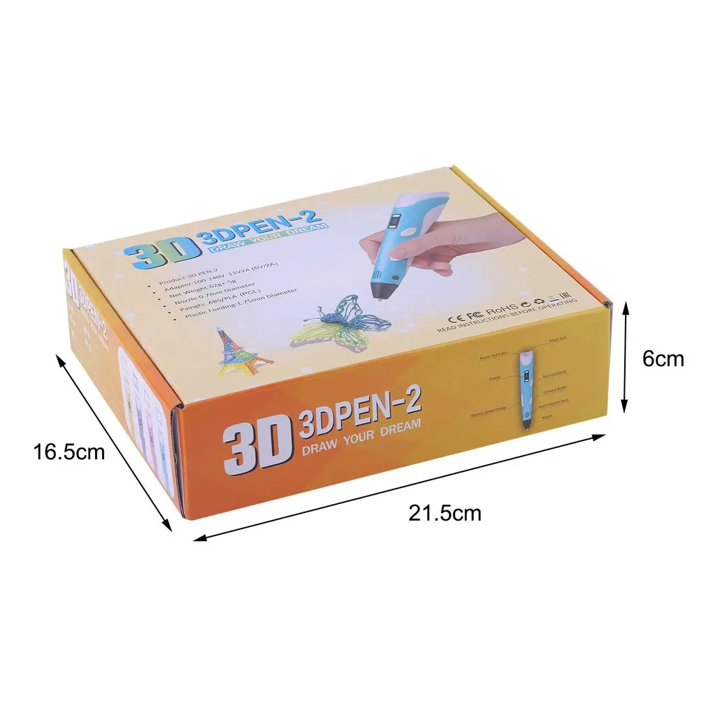 3d-ручка сделай сам 3D-принтер ручка для рисования 3D-печать лучший детей с нитью из